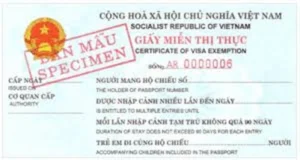 Miễn thị thực Việt Nam 5 năm