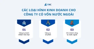 Các loại hình kinh doanh để thành lập công ty có vốn đầu tư nước ngoài