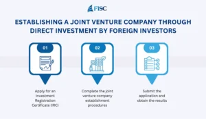 Establishing a joint venture company directly with foreign investor capital