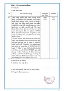 Addition of Business Lines in the Investment Registration Certificate
