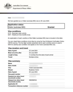 Diện visa 600 Úc_Visa công tác